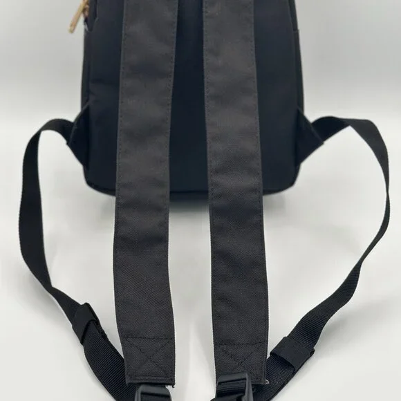 🎒 **Herschel Nova Mini Backpack - Black with Gold Zippers** - Picture 4 of 9